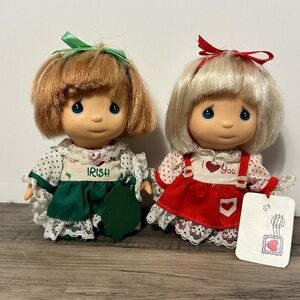 Vintage Irish and Love Themed Dolls Precious Moments lot